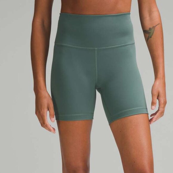 lululemon athletica Pants - Lululemon Wunder Train High-Rise Short 6" with poickets sz12